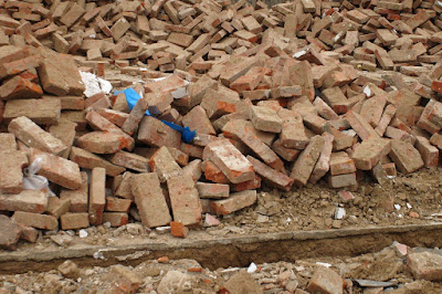 crushed bricks