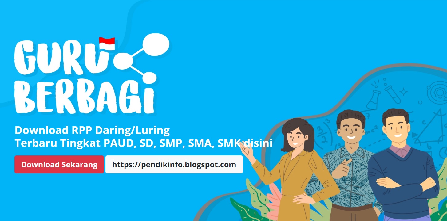 Download Gratis Seluruh RPP Daring/Luring Terbaru Tingkat PAUD, SD, SMP, SMA, SMK disini