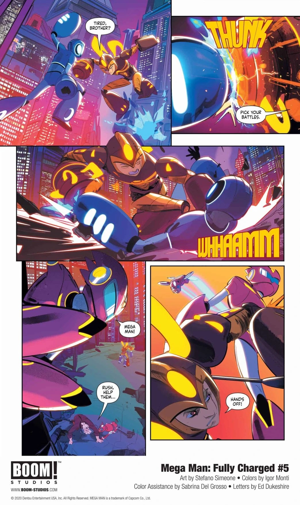 Rockman Corner: Mega Man: Fully Charged Issue #5 Preview Pages