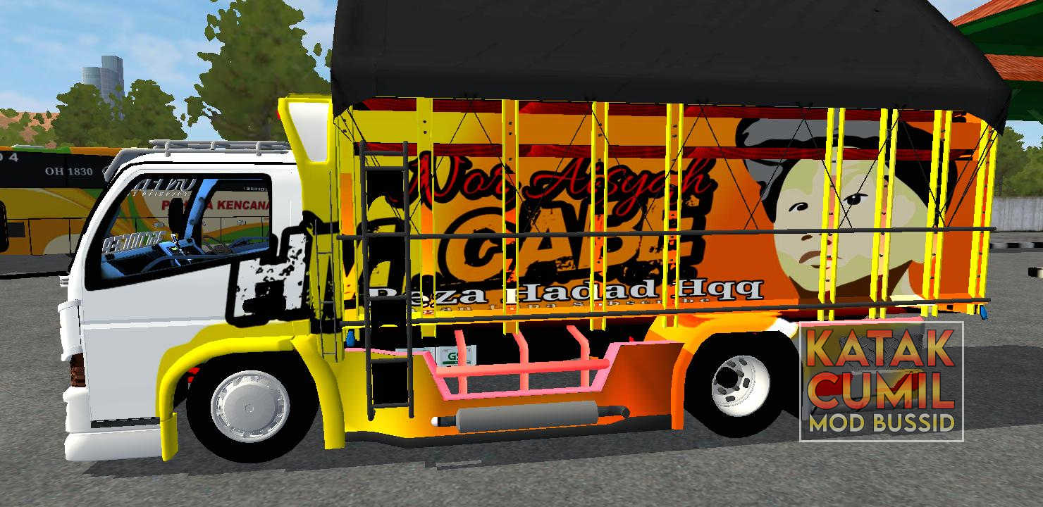 Download Mod Bussid Truck Canter HM Cabe Full Animasi 