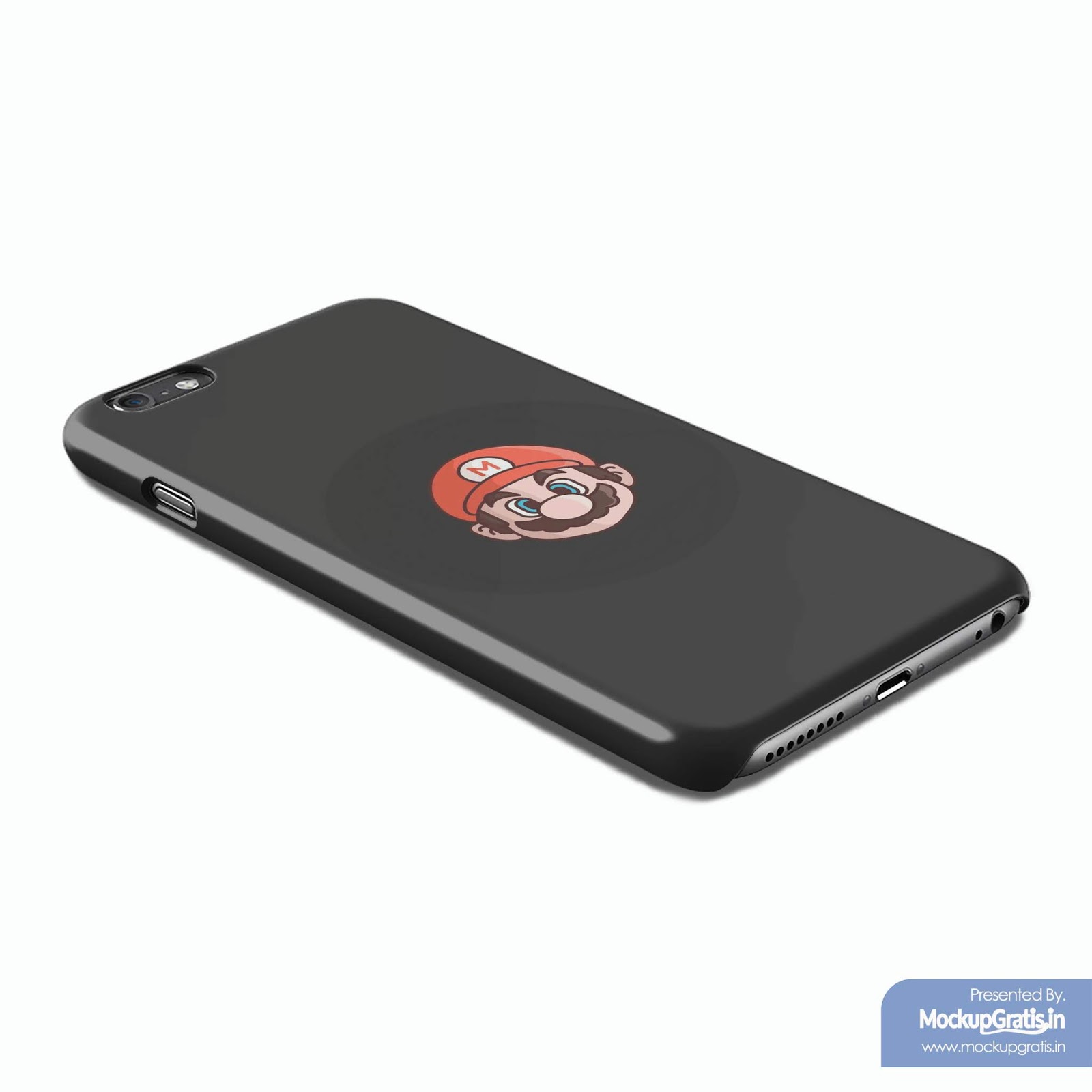 PSD Mockup Custom Case iPhone 6 Plus / 6s Plus Gratis