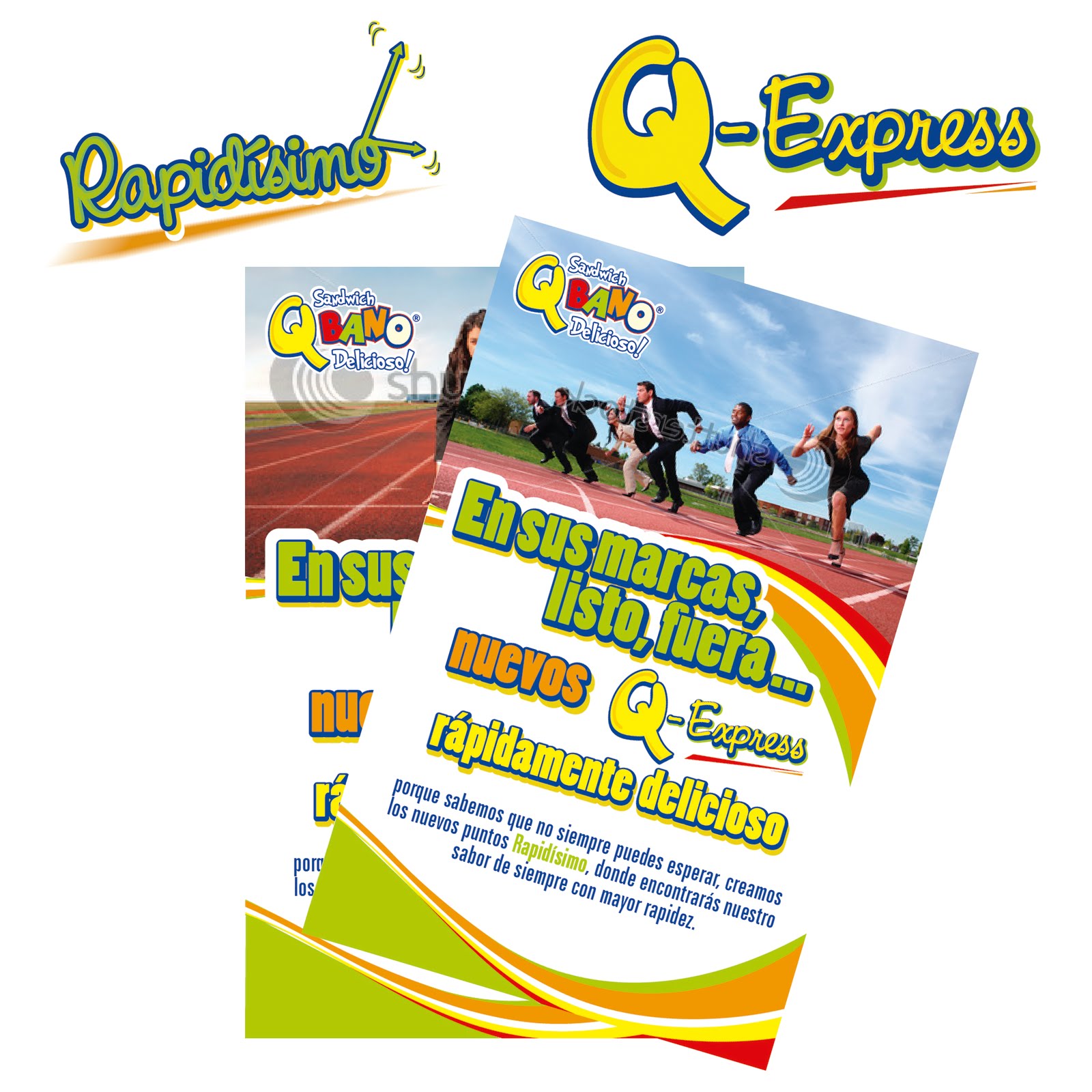 Vale Hernández Propuesta Logo QExpress y Pieza Concept