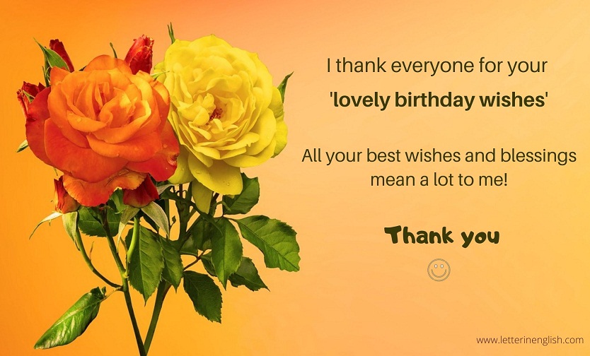 Thank you everyone for the birthday wishes