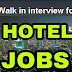 Walk In Interviews For Receptionist, Night Auditor, Housekeeping Attendant, Supervisor & AC Technician