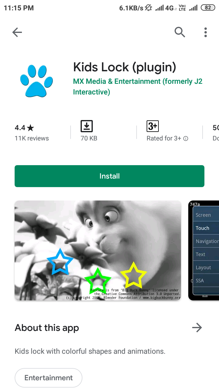 kids lock plugin Apk for Android