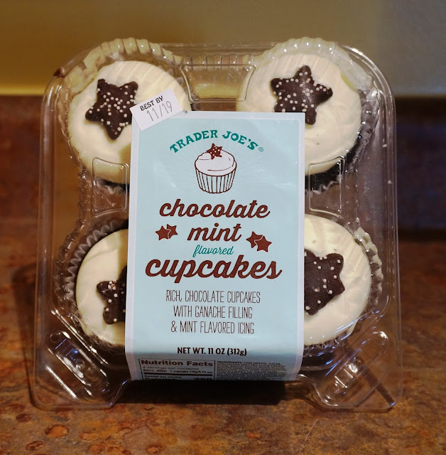 Exploring Trader Joe's Trader Joe's Chocolate Mint Flavored Cupcakes