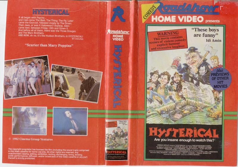 Australian VHS Covers: Roadshow Vhs Collection First Label