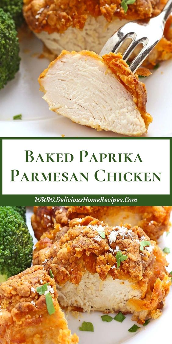 Baked Paprika Parmesan Chicken The Most Delecious Recipes
