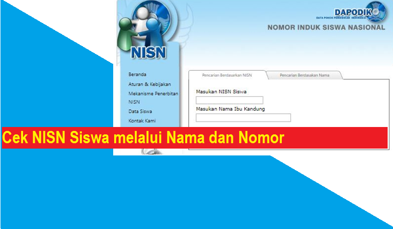 Nisn Siswa Pencarian Berdasarkan Nama