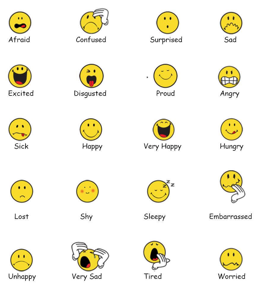 clipart of different emotions - photo #37