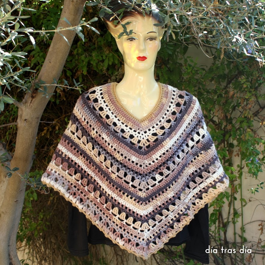 Poncho crochet