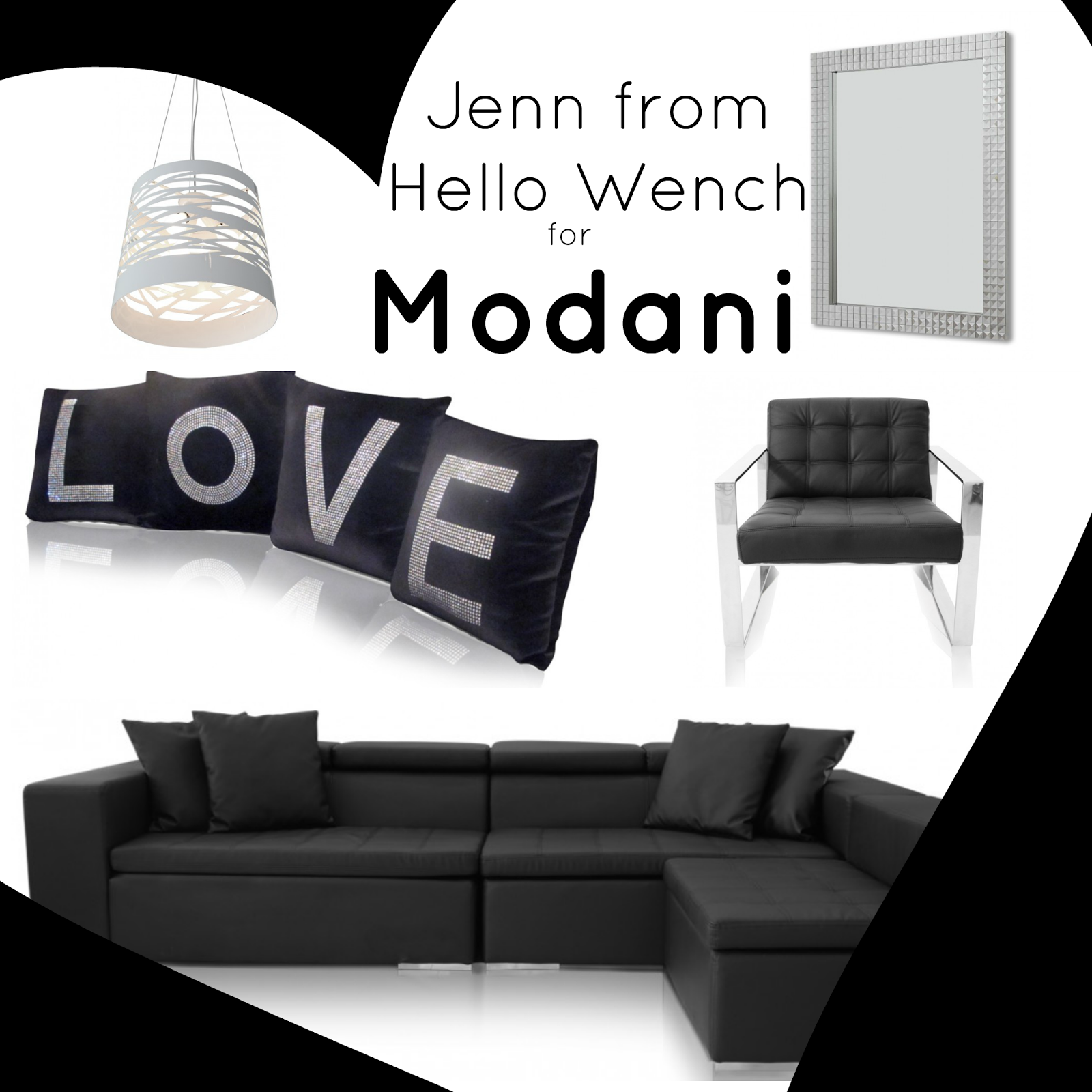 Hello Wench Mood Board Modani Furniture*