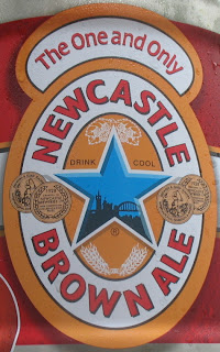 The mini keg of Newcastle is tasty!