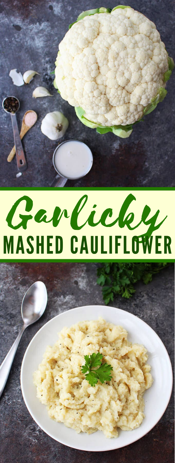 GARLICKY MASHED CAULIFLOWER