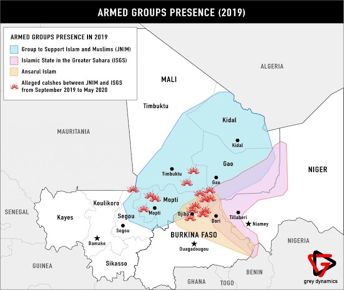 Estado Islámico del Sahel (ISGS) reivindica el ataque de más de 33 muertos en Malí.