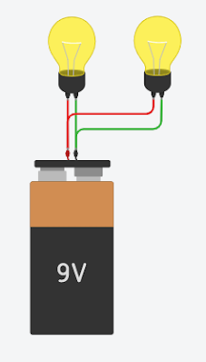 two lights in parallel