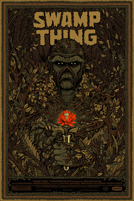 The Blot Says: Swamp Thing Screen Print by Florian Bertmer