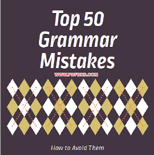Top 50 grammar mistakes in PDF BOOK and how to avoid them.