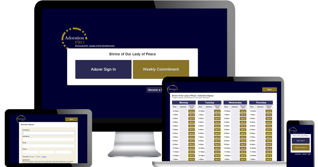 Immaculate Heart of Mary Adoration AdorationPro Software