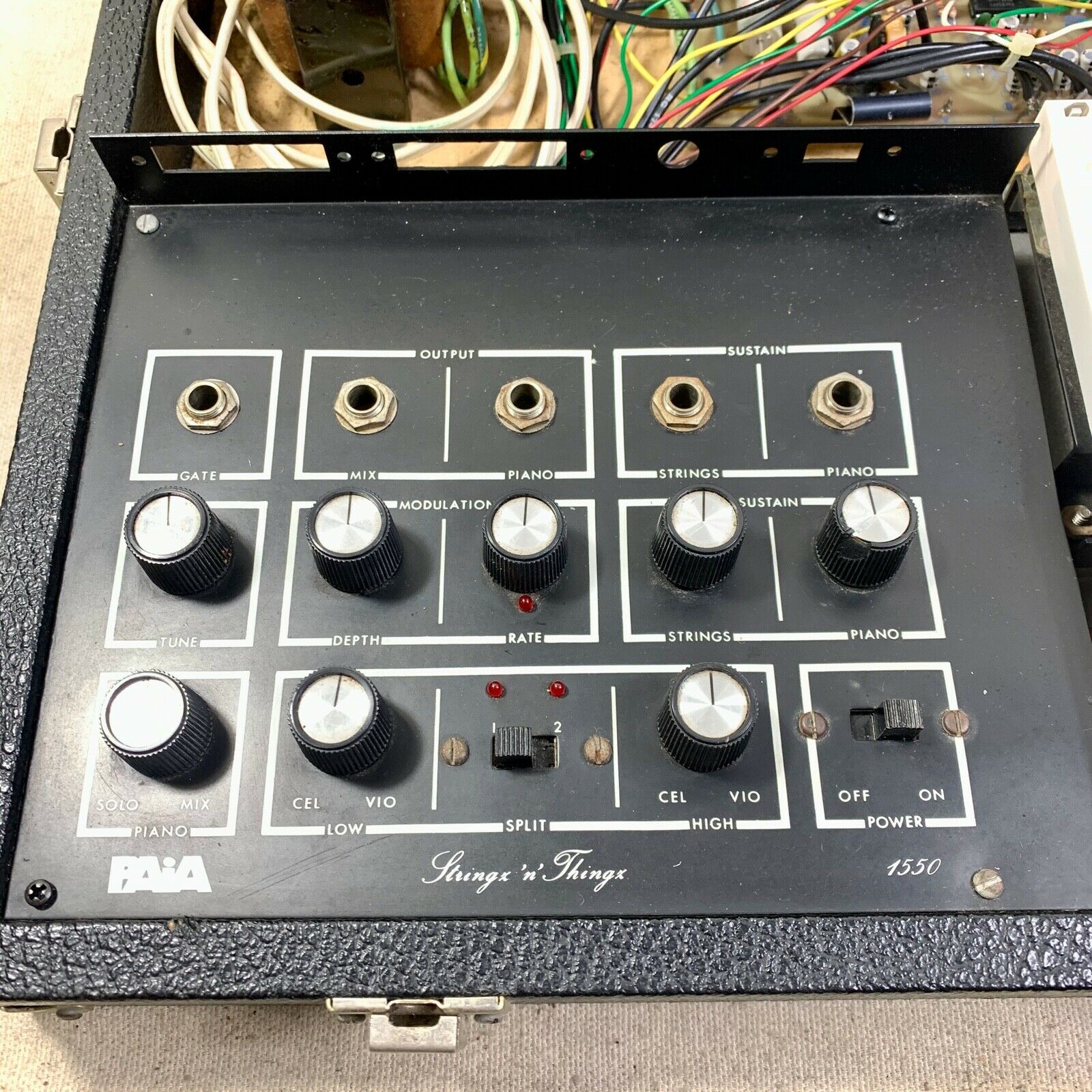 MATRIXSYNTH 1978 Paia 1550 Strings'N'Things Synth Keyboard