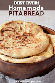 The Best Pita Bread Recipe Of All Time | Savory Bites Recipes - A Food ...