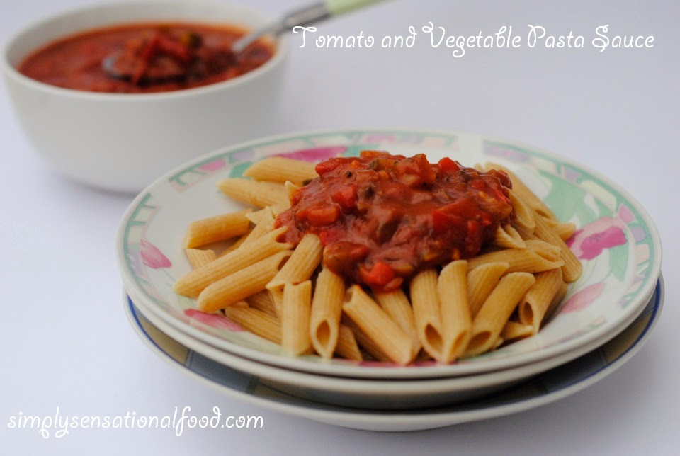 Vegetable and tomato pasta Sauce Citrus Spice and Travels