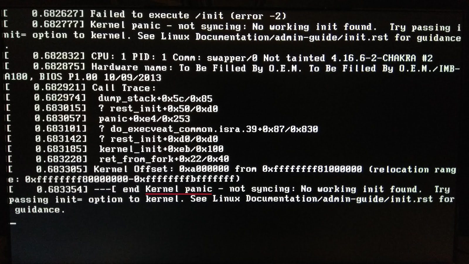 Failed init game. Kernel Panic. Кернел паник линукс. Ошибка Kernel Panic. Init подсистема Linux.