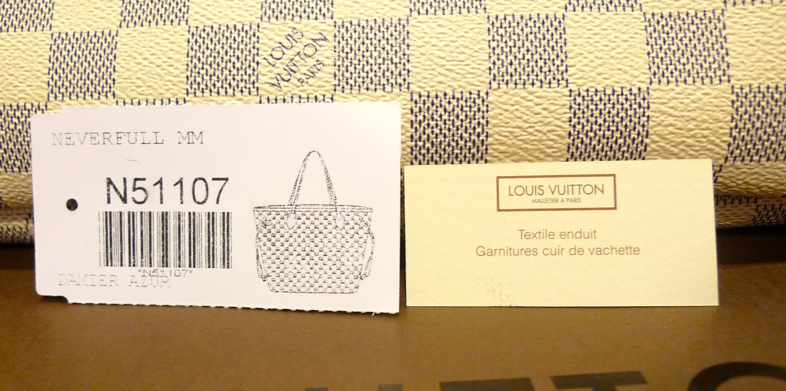 Louis Vuitton Damier Azur Neverfull MM – DAC