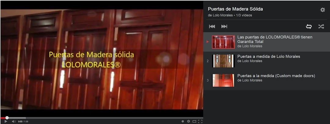 Puertas de madera sólida | Lolo Morales Furniture®