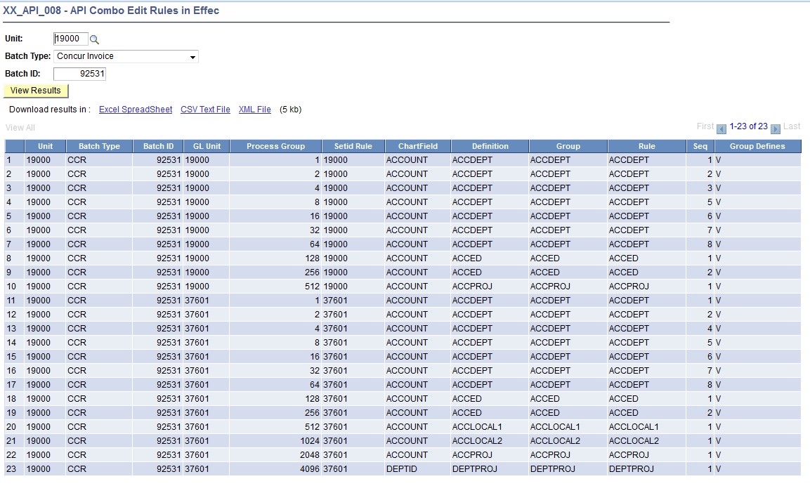 TDXBITS Bits, Bytes & Beyond Peoplesoft Dynamic Combination Edits