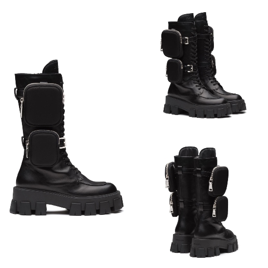 trend prada monolity combat boot