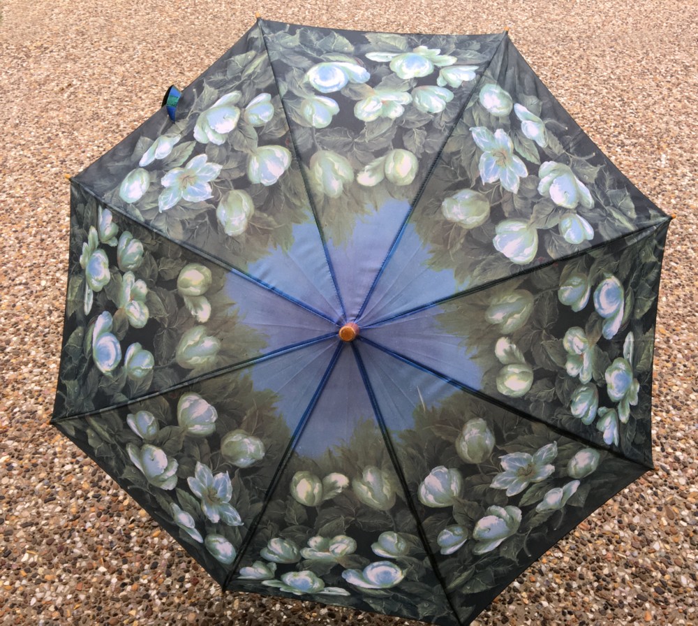 Val Laird Designs Journey of a Stitcher Two loves Umbrellas and