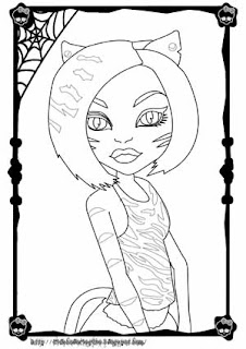 Toralei Colouring Pages