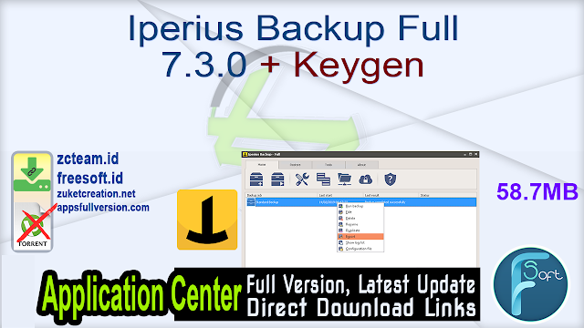 Iperius Backup Full 7.3.0 + Keygen