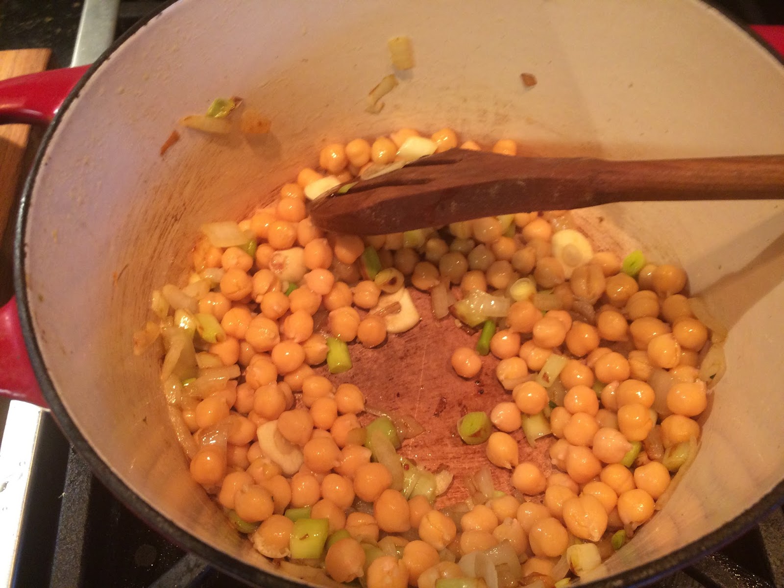 Cooking with Barry & Meta Garbanzo Bean & Spinach Soup