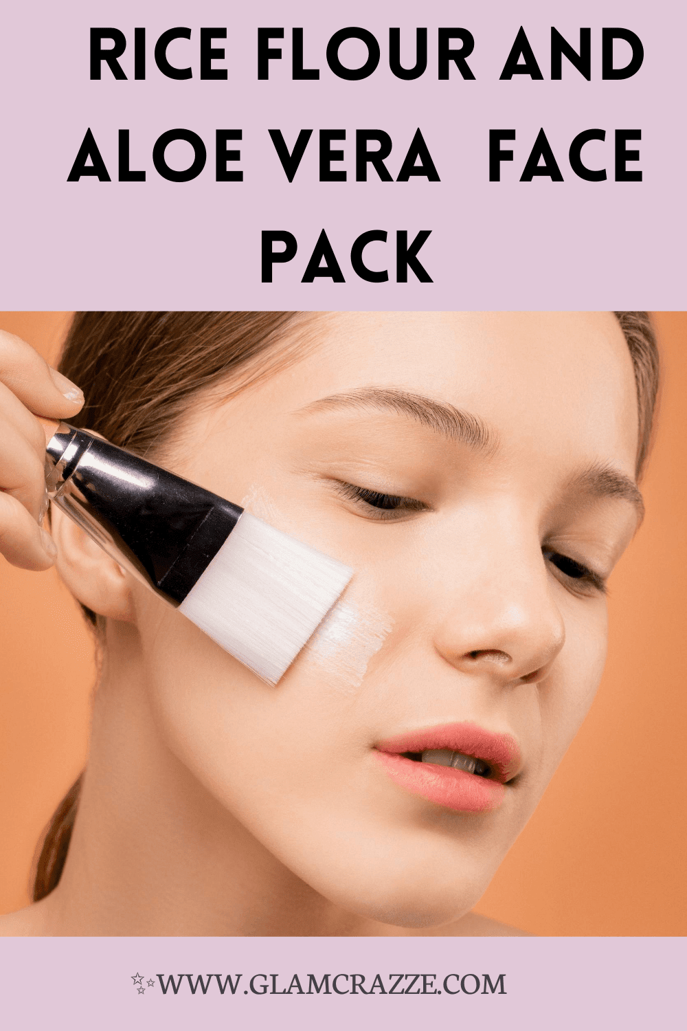 How to prepare rice flour and aloe Vera gel face pack for bright skin