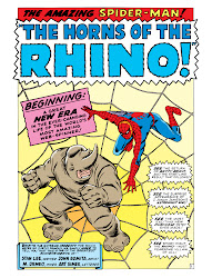 rhino spider marvel amazing comic villain super theangryspark horns wiki ign 1966 universe stats
