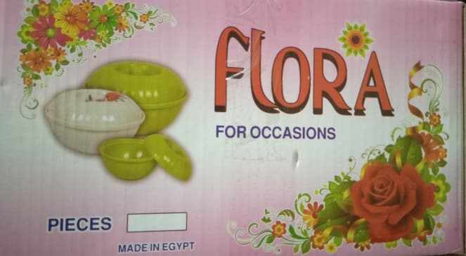 طقم مناسبات ميلامين FLORA