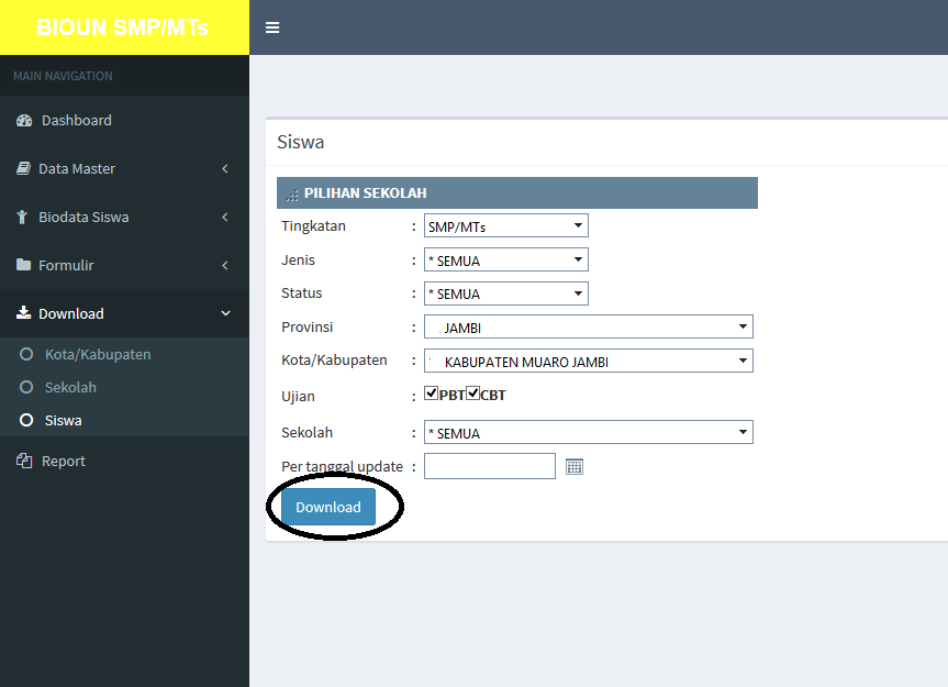 Cara Download Biodata Siswa Dilaman Bioun Kemdikbud Tahun Ajaran 2016 2017 Infoguruku