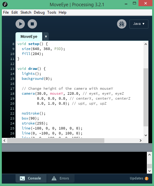 Processing IDE