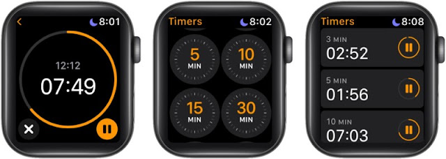 How to set multiple timers on an Apple Watch