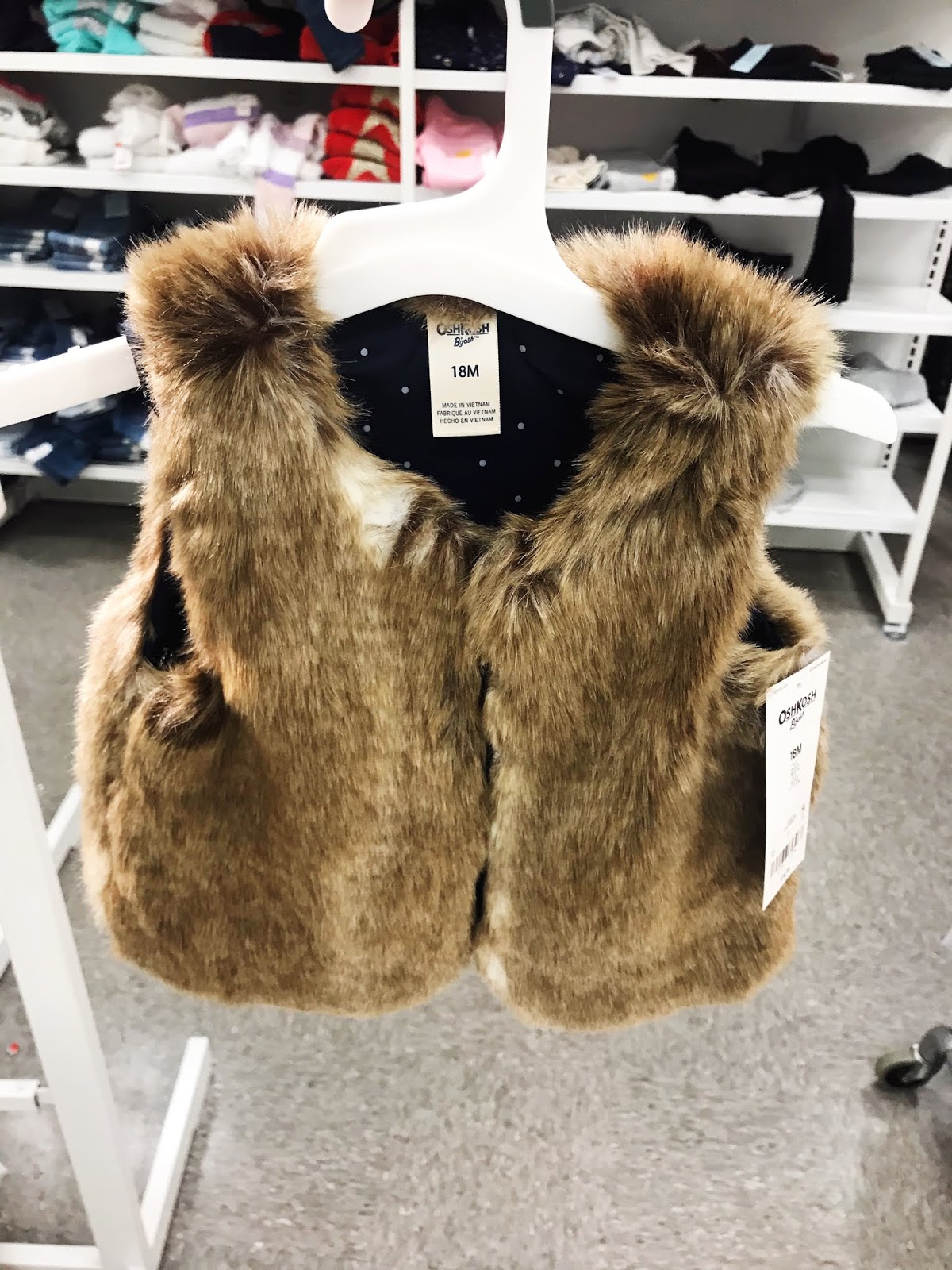 baby fur vest target