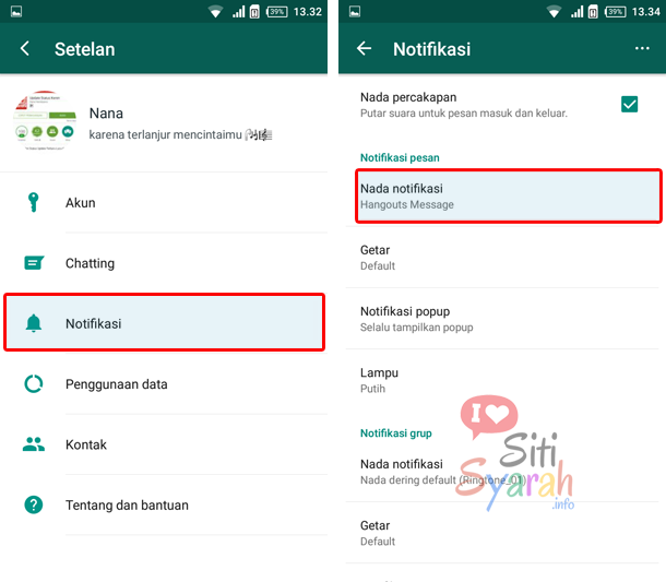 whatsapp tidak ada notifikasi pesan masuk