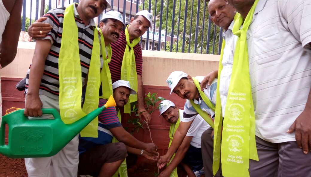 Walkers Clubs participation in Haritha Haram program initiated by T.S