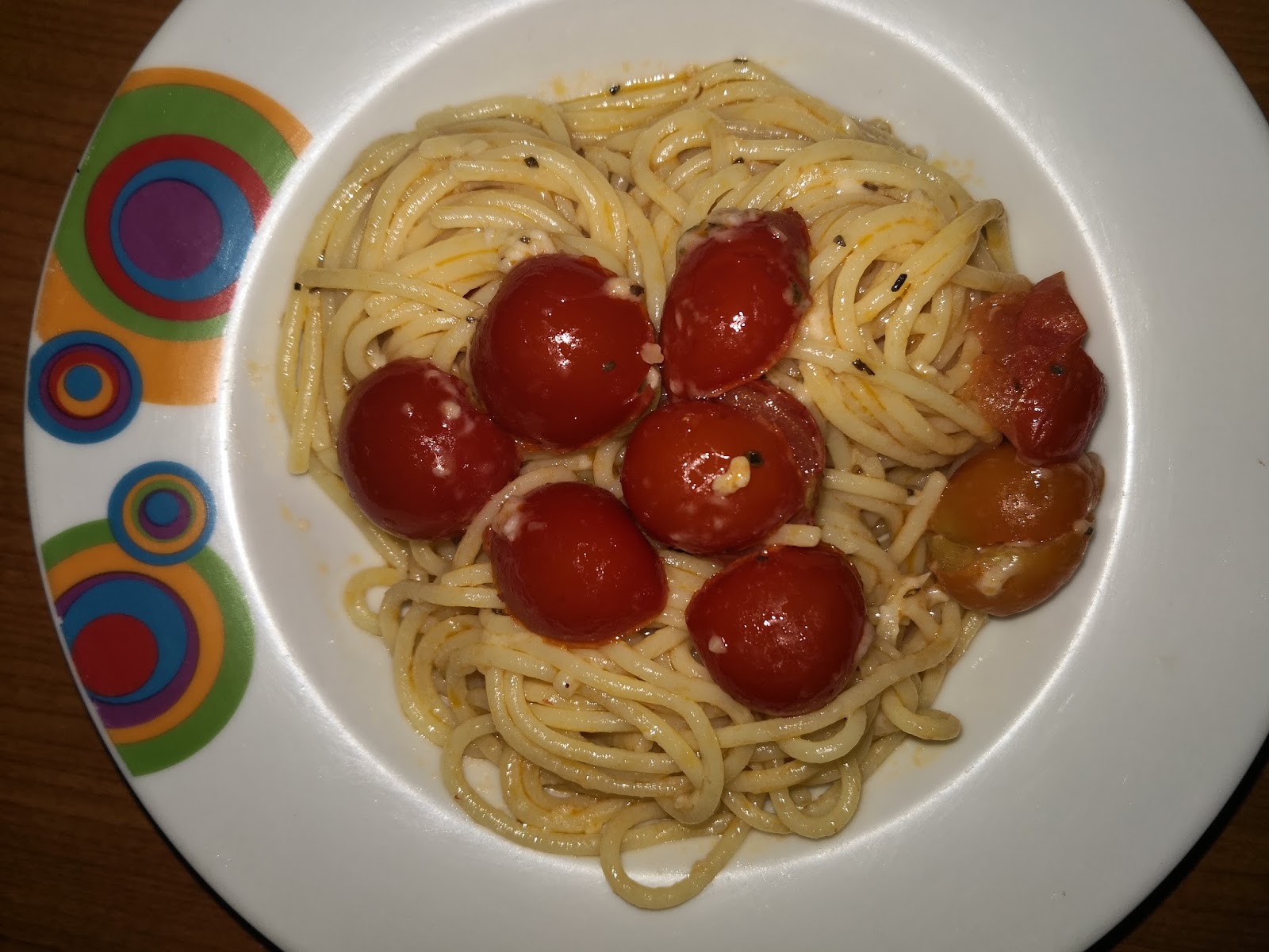Spaghetti, aglio, olio e pomodorini Ricette Bimby