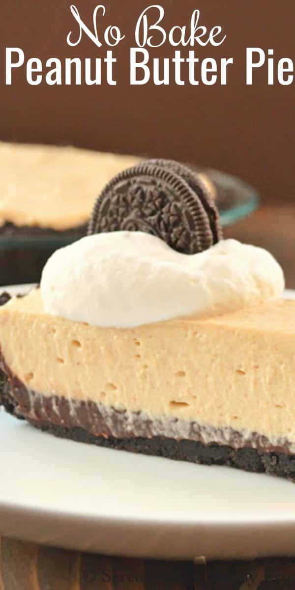 No Bake Peanut Butter Pie Serena Bakes Simply From Scratch