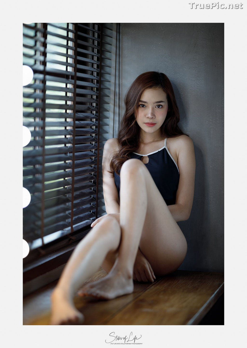 Image Thailand Model - Wisansaya Pakasupakul - White Lingerie and Black Monokini - TruePic.net - Picture-29