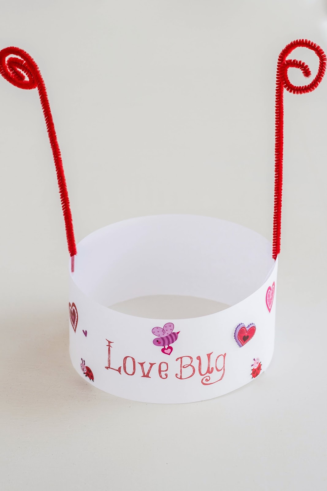 do it yourself divas Love Bug Hats for Valentines Day