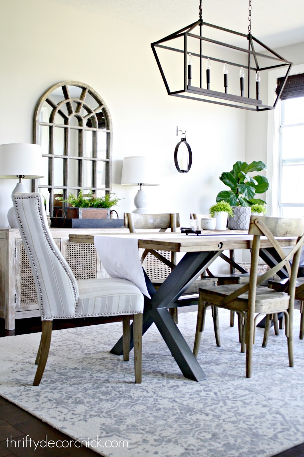 Pretty updates in the "morning" room from Thrifty Decor Chick