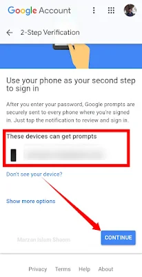 Gmail 2 step verification off